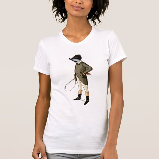 Badger the Rider Full T-shirt (Voorkant)