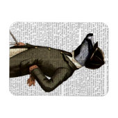 Badger The Rider Portrait Magneet (Horizontaal)