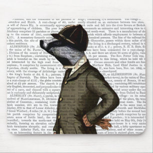 Badger The Rider Portrait Muismat