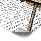 Badger The Rider Portrait Poster (Hoek)