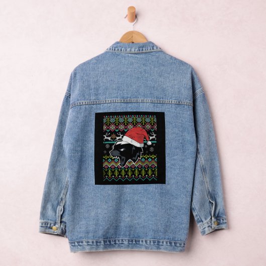 Badger Ugly Kerstmis Denim Jacket (Hangar)