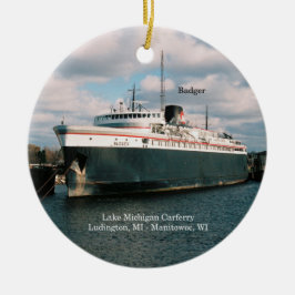 Badger-versiering Keramisch Ornament