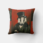 Badger victorien lanceur coussin (Verso)