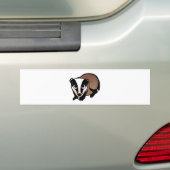 Badgerontwerp Bumpersticker (Op auto)