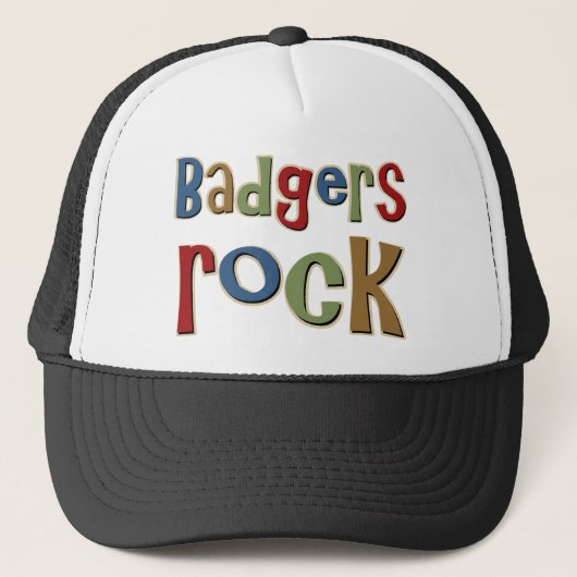 Badgers Rock Trucker Pet (Voorkant)