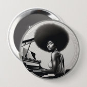 badges afrro  ronde button 4,0 cm (Voorkant /achterkant)