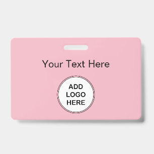 Badges de logo rose