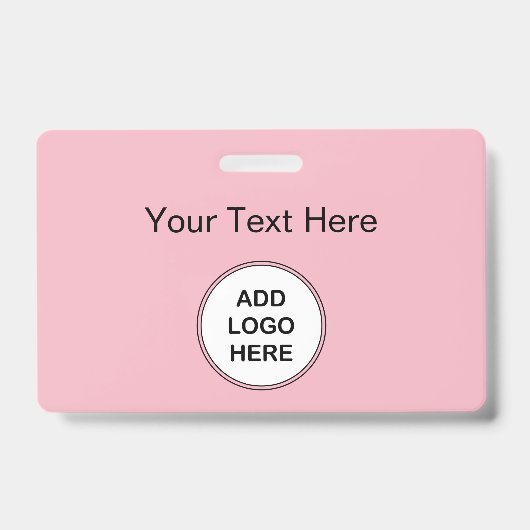 Badges de logo rose (Avant)