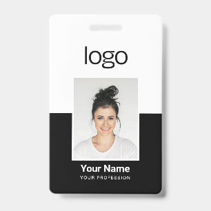 Badges de nom de photo d'employé personnalisés