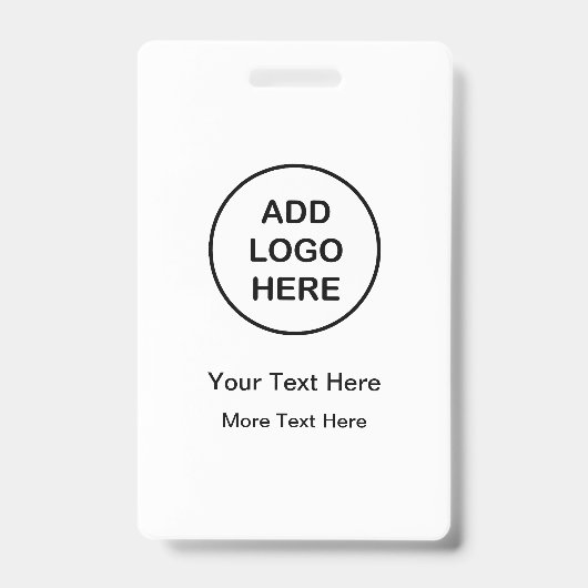 Badges de nom ID de travail en vrac simples pour l (Avant)