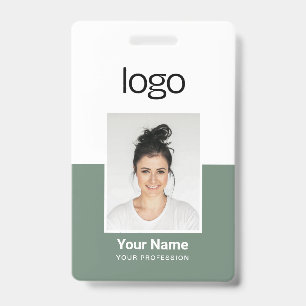 Badges de nom personnalisés avec photo d'employé