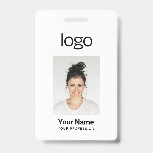 Badges de nom personnalisés avec photo d'employé