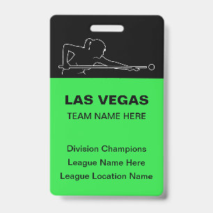 Badges de thème de billard de Las Vegas en gros po