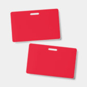 Badges d'événement modernes rouges gras (Avant & arrière)