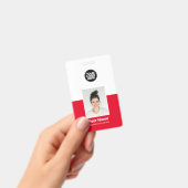 Badges d'ID de sécurité de l'entreprise photo pers (À main)