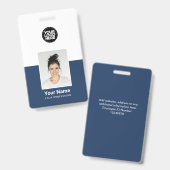 Badges d'ID de sécurité de l'entreprise photo pers (Front & Back)