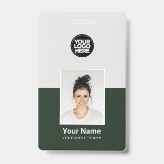 Badges d'ID de sécurité de l'entreprise photo pers