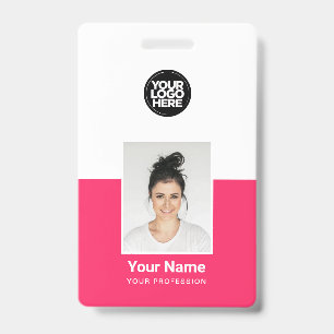 Badges d'ID de sécurité de l'entreprise photo pers