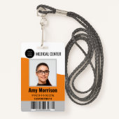 badges d'identification avec bannières pour les em (Devant avec lanière)