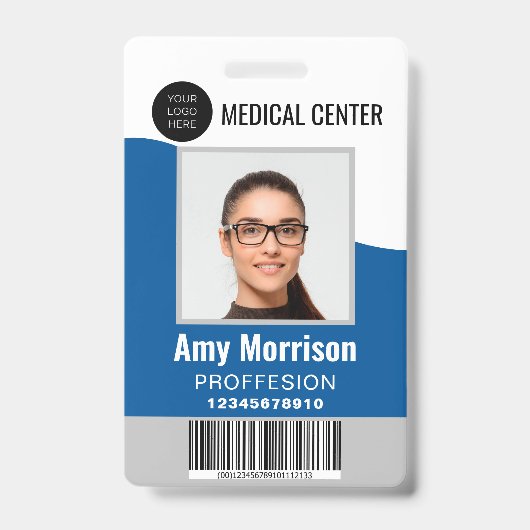 Badges d'identification avec cordons pour les empl (Avant)
