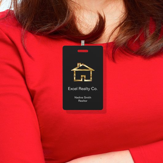 Badges d'identification de terrain de Classy Realt