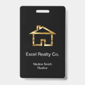 Badges d'identification de terrain de Classy Realt (Avant)