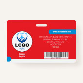 Badges d'identification d'hôpital et d'entreprise  (Dos)