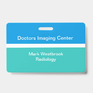 Badges d'identité nominatifs pour employés de labo