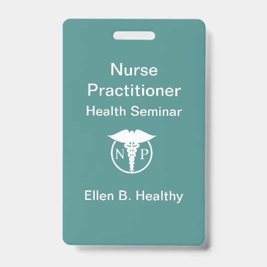Badges d'infirmière praticienne (Avant)