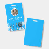 Badges d'odontologue dentiste dentaire (Avant & arrière)