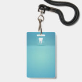 Badges d'odontologue dentiste dentaire (Arrière avec lanière)