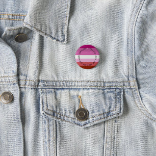 Badges - Drapeau de fierté de l'amour lesbien est 