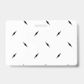 Badges Éclair | Design Minimaliste Moderne Puissan (Arrière)