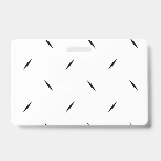 Badges Éclair | Design Minimaliste Moderne Puissan (Avant)