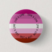 Badges - L'amour lesbien est l'amour Pride Bouton  (Devant)