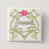 Badges Mariages Groomsman (Devant)