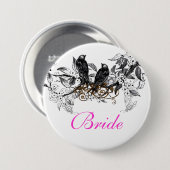 Badges Mariages Inséparables vintages (Devant & derrière)