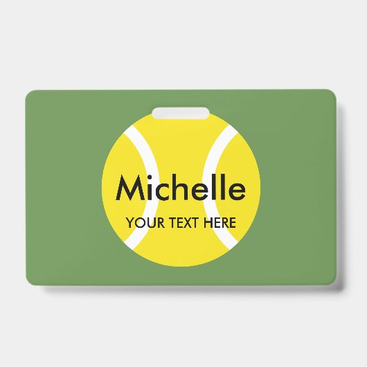 Badges nominatifs faits sur commande pour le (Avant)