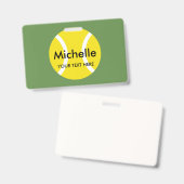 Badges nominatifs faits sur commande pour le (Avant & arrière)