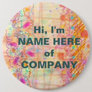 Badges, pennen - Gewoon perachy Ronde Button 6,0 Cm