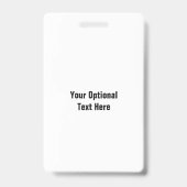 Badges personnalisés pour professionnels de la san (Arrière)