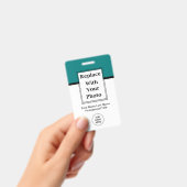 Badges Photo D'identification De L'employé De Budg (Manuel / portable)