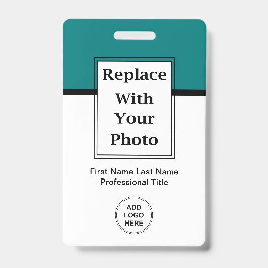 Badges Photo D'identification De L'employé De Budg (Avant)