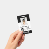 Badges photo d'identification pour bénévoles avec  (Manuel / portable)