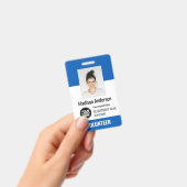 Badges photo d'identification pour bénévoles avec (Manuel / portable)