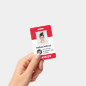 Badges photo d'identification pour bénévoles avec (Manuel / portable)