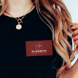 Badges Professionnels Personnalisés Avec Logo
