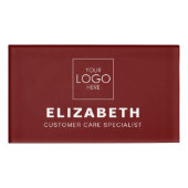 Badges Professionnels Personnalisés Avec Logo (Devant)