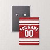 Badges Sports Jersey with Your Name and Number (Recto/Verso)