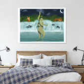 badgodin canvas afdruk (Insitu (Slaapkamer))